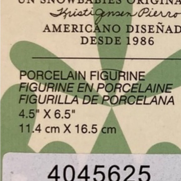 Department 56 Snow Babies “The Littlest Tree” Porcelain Figurine. New in box. - Picture 10 of 10